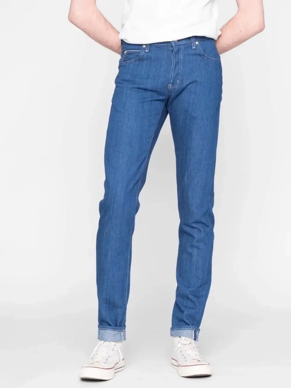 NAKED & FAMOUS Super Guy Jean Mainline Selvedge Indigo Size 29